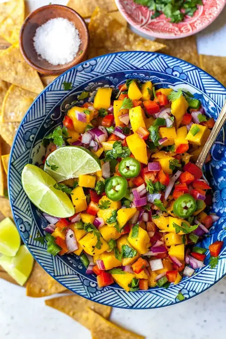 18. Easy Mango Salsa by Two Peas and Their Pod