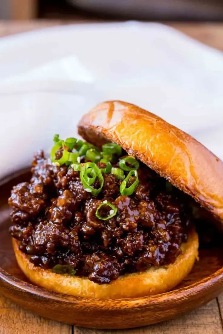 20. Korean Beef Sloppy Joes Recipe by Dinner Then Dessert