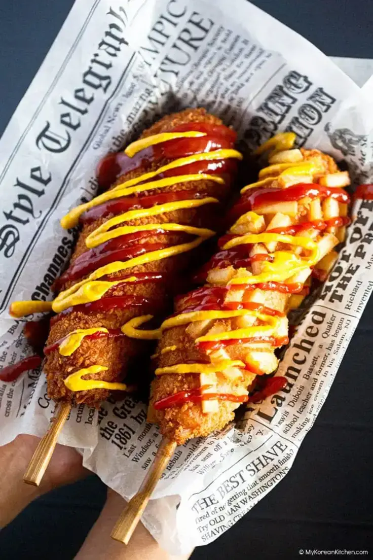 Korean Corn Dog Recipe by My Korean Kitchen