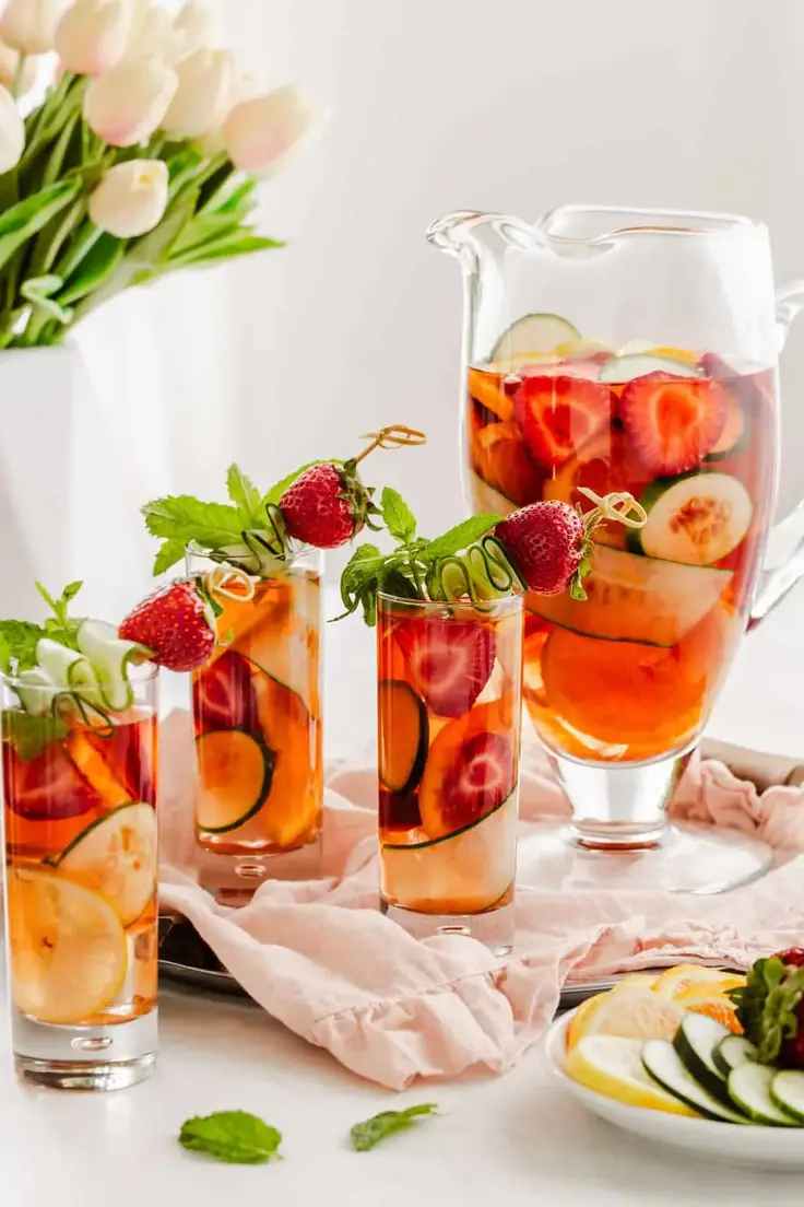24. Easy Pimm’s Cup Pitcher Recipe by Celebrations at Home