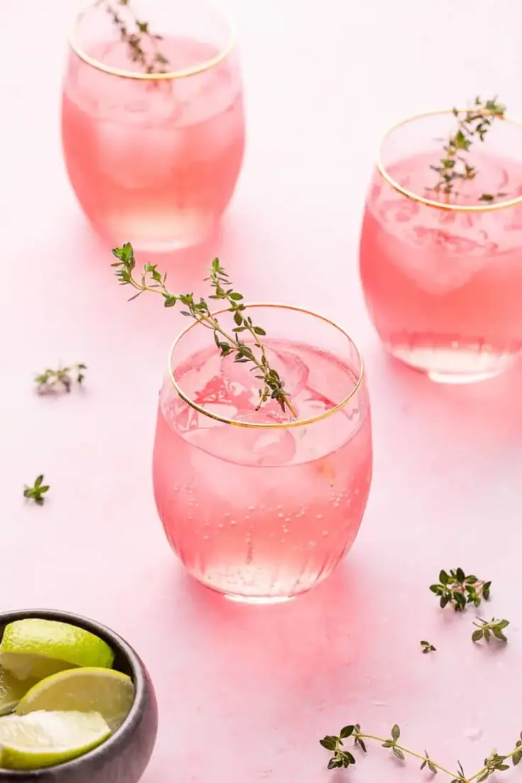 25.  Pink Lemonade Cocktail Recipe by A Classic Twist