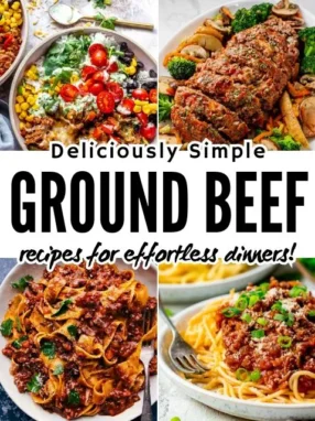 Ground Beef Recipes for Dinner Featured Image