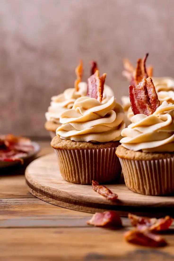 Maple Bacon Cupcakes Recipe by Stephanie’s Sweets