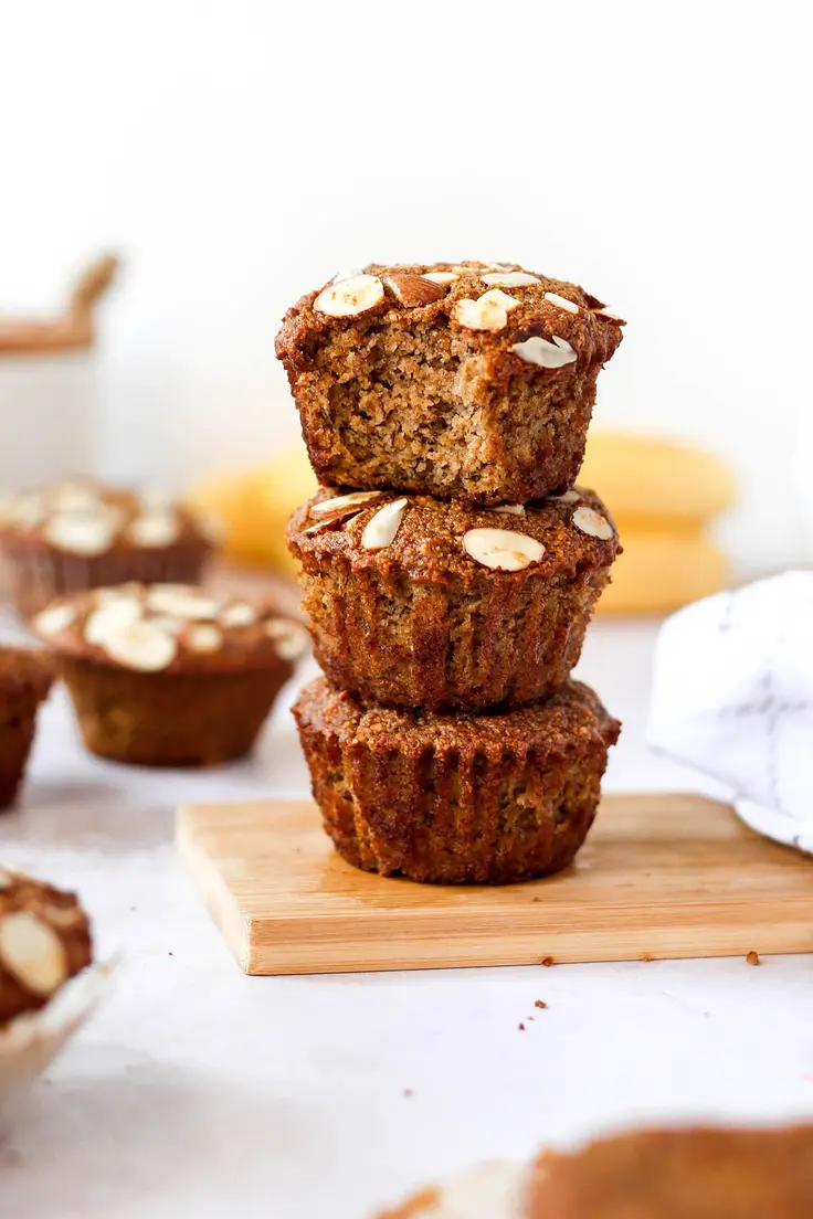 10. Almond Flour Banana Muffins Recipe by Savor the Spoonful