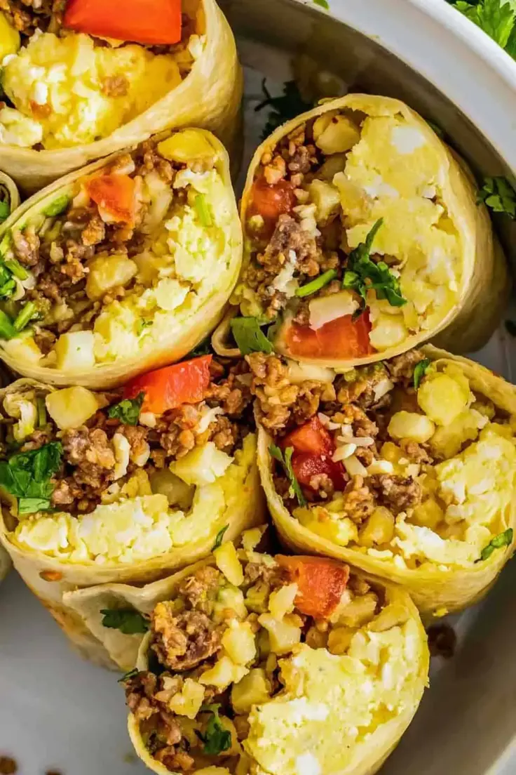 Breakfast Burritos Recipe by Little Sunny Kitchen
