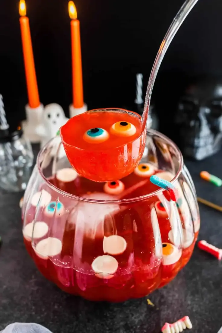 Spooky Good Halloween Party Punch Recipe by Foxes Love Lemon
