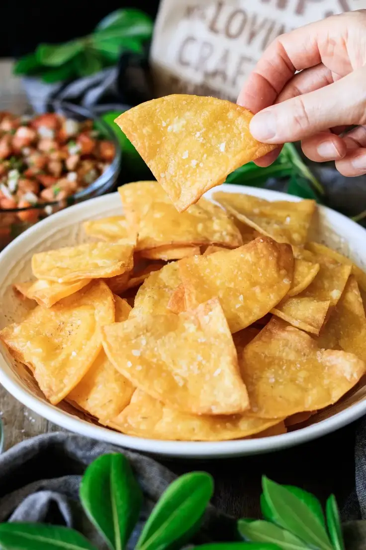 Copycat Chipotle Tortilla Chips Recipe by Savor The Flavor