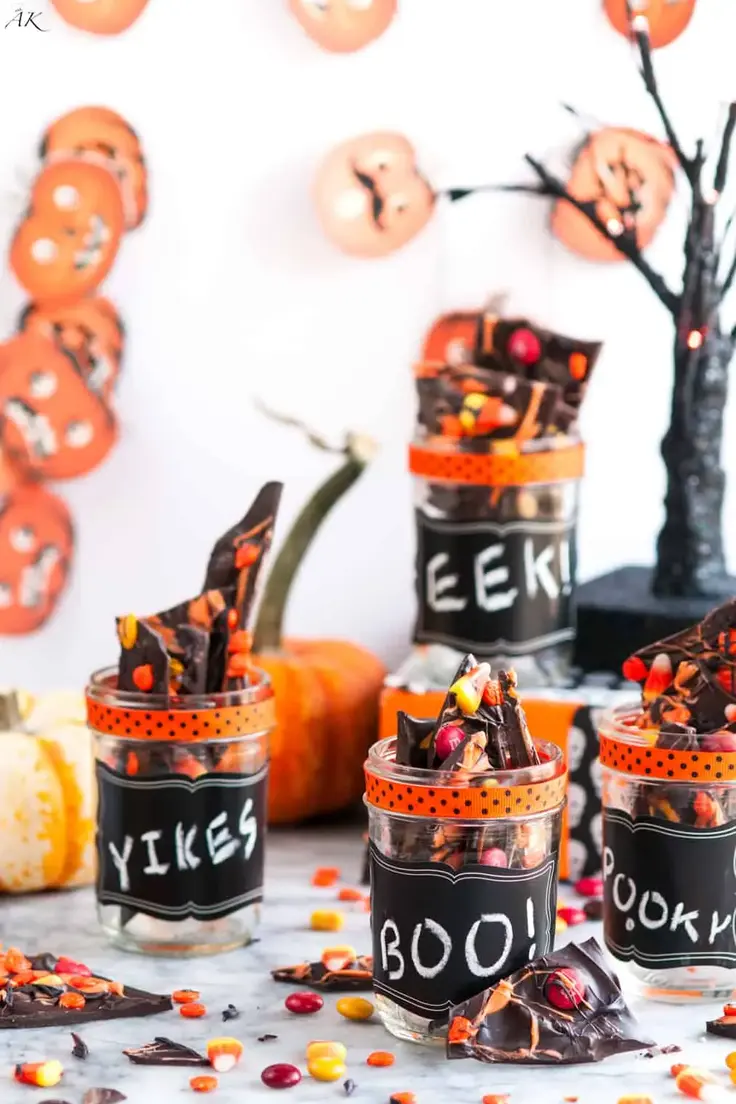 Halloween Chocolate Candy Bars Recipe by Aberdeen’s Kitchen