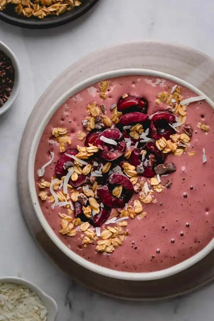 Black Forest Smoothie Bowl Recipe by Sweet and Savory by Shinee