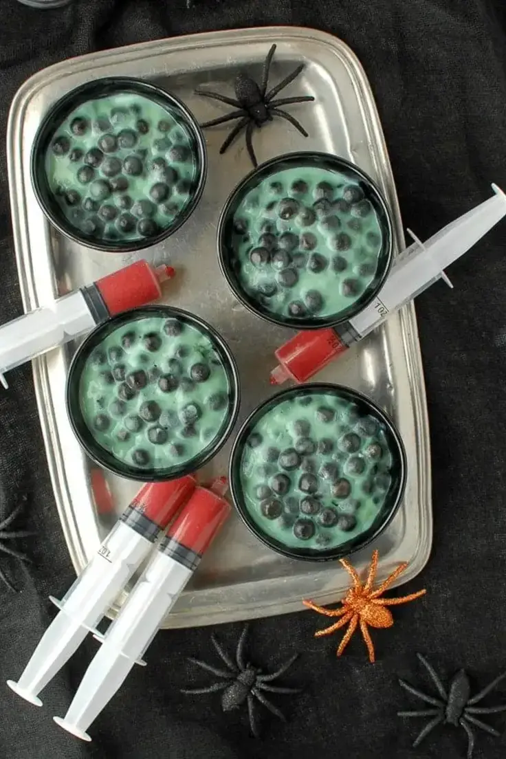 Creepy Spider Egg Pudding Recipe by Boulder Locavore
