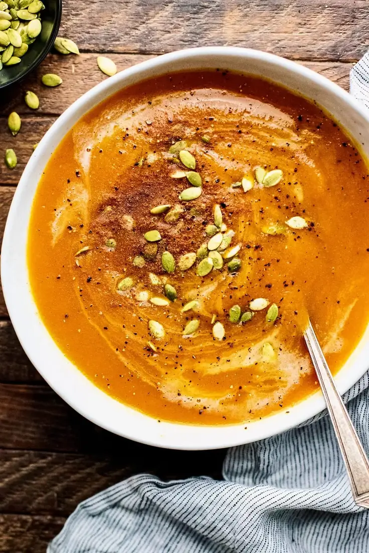 Copycat Panera Autumn Squash Soup Recipe by A Simple Palate