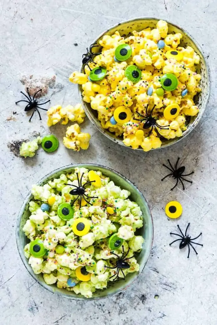 Monster Halloween Popcorn Recipe by Recipes From A Pantry
