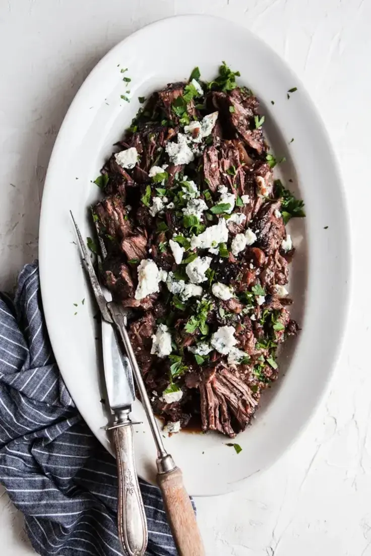 Pot Roast with Tart Fresh Cherry-Black Pepper Sauce Recipe by The Modern Proper