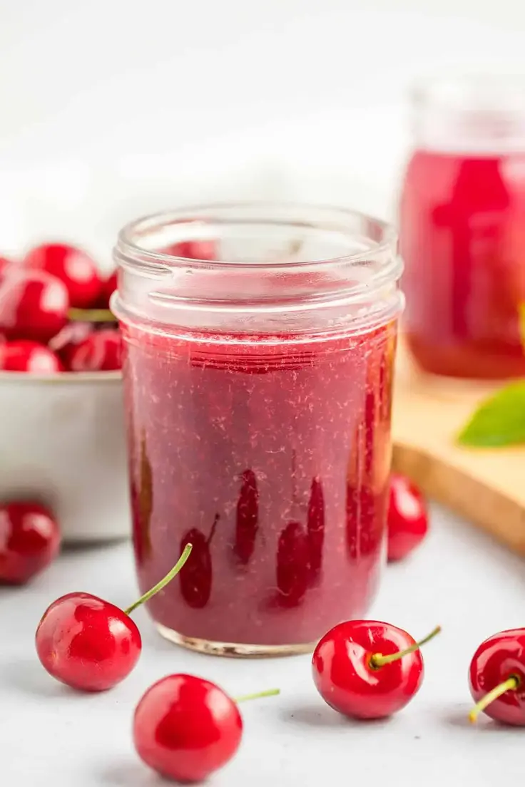 Fresh Cherry Syrup Recipe by Sustainable Cooks