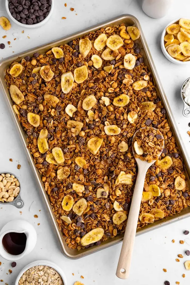 23. Chunky Monkey Granola Recipe by Purely Kaylie