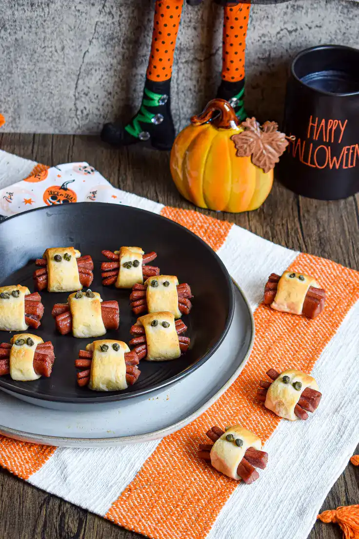 Halloween Hot Dog Spiders Recipe by Jam Jar Kitchen