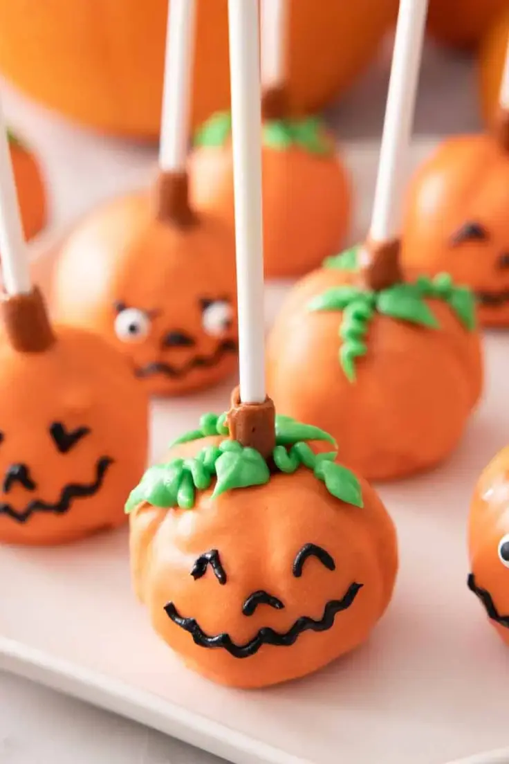 Pumpkin Cake Pops Recipe by Preppy Kitchen