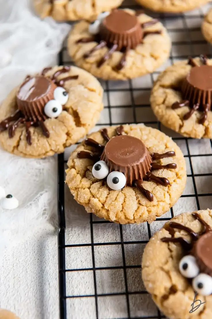 Peanut Butter Spider Cookies Recipe by If You Give A Blonde A Kitchen