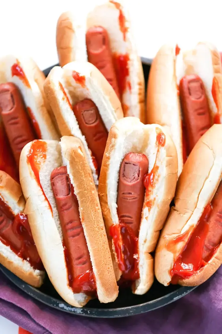 Bloody Finger Hot Dogs Recipe by Salt Canary