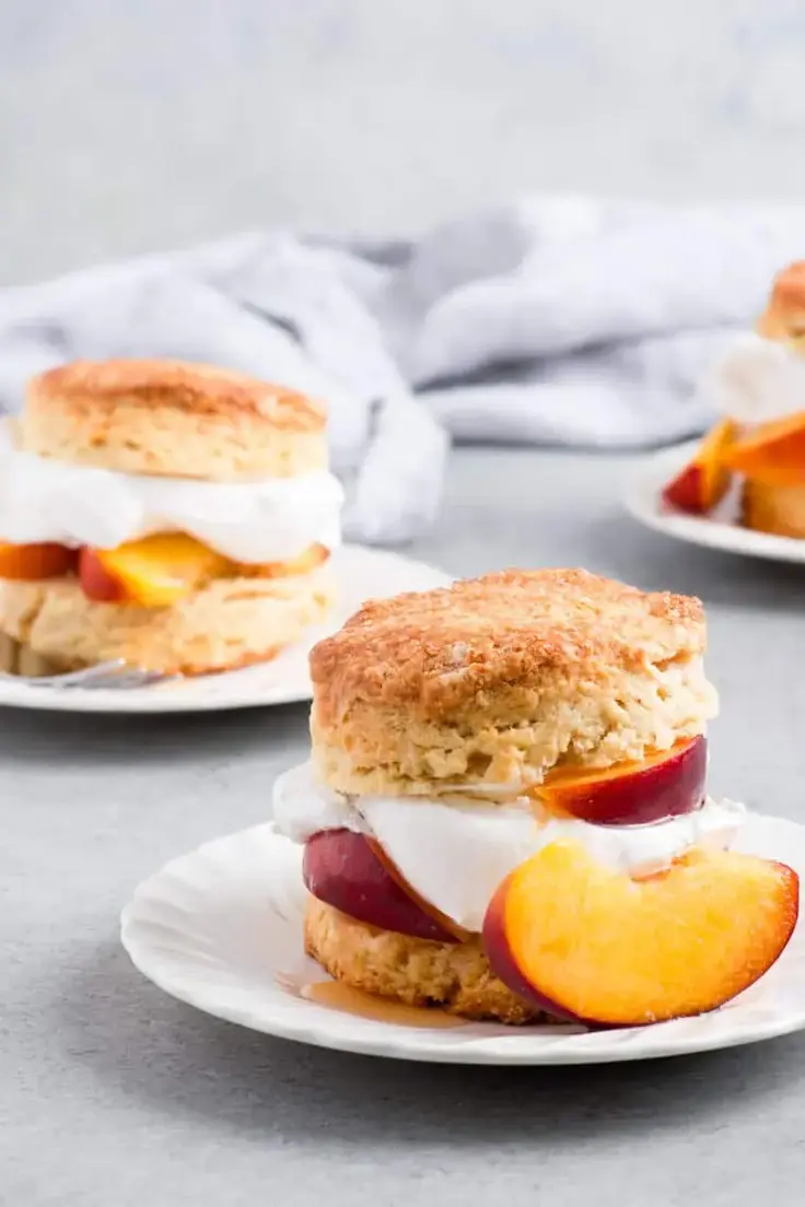 6. Brown Sugar Peach Shortcake Recipe by Grand Baby Cakes