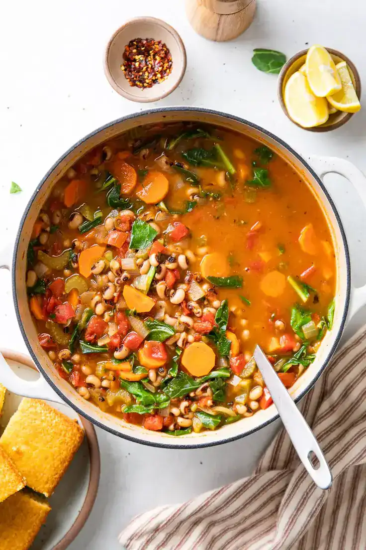 Smoky Black Eyed Pea Soup Recipe by The Simple Veganista