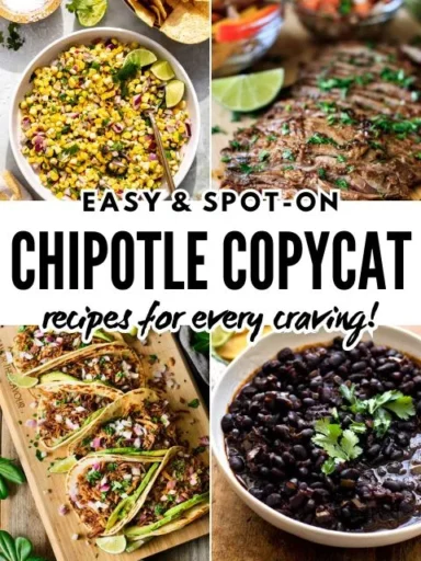 Chipotle Copycat Recipes Featured Image