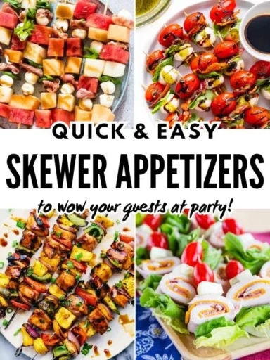 Easy Skewer Appetizers Featured Image