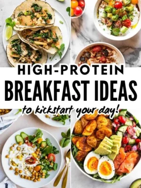 High Protein Breakfast Ideas Featured Image