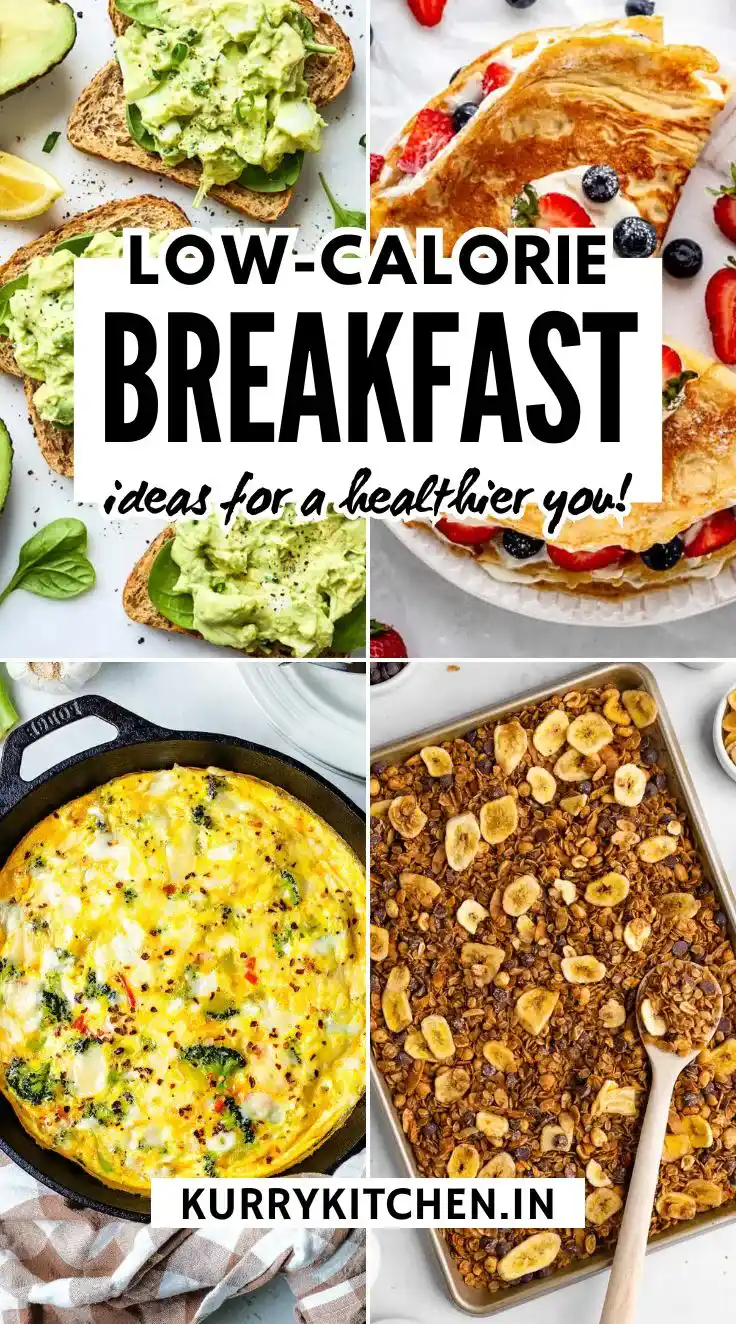 Low Calorie Breakfast Ideas Pin