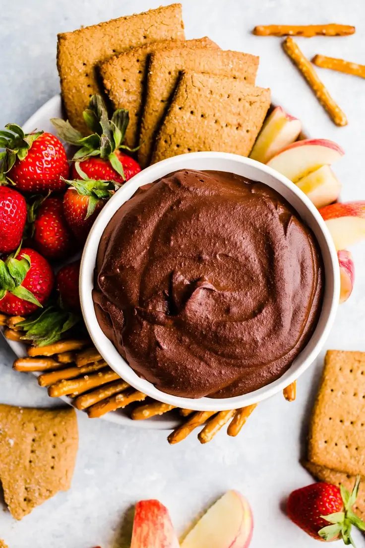 Dark Chocolate Hummus Recipe by Salted Plains
