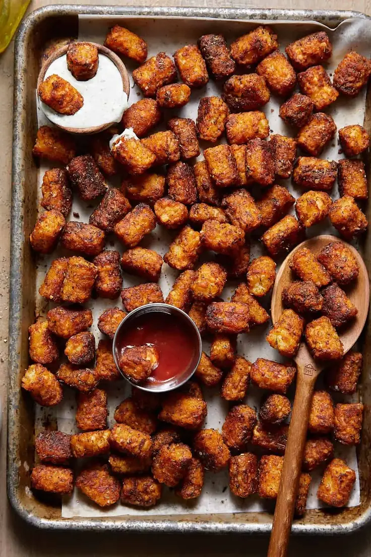 Seasoned Tater Tots Recipe by Bites with Bri
