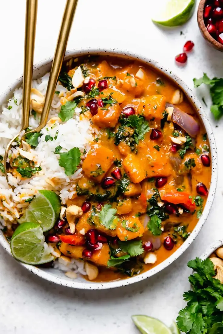 Butternut Squash Red Curry Recipe by Plays Well With Butter
