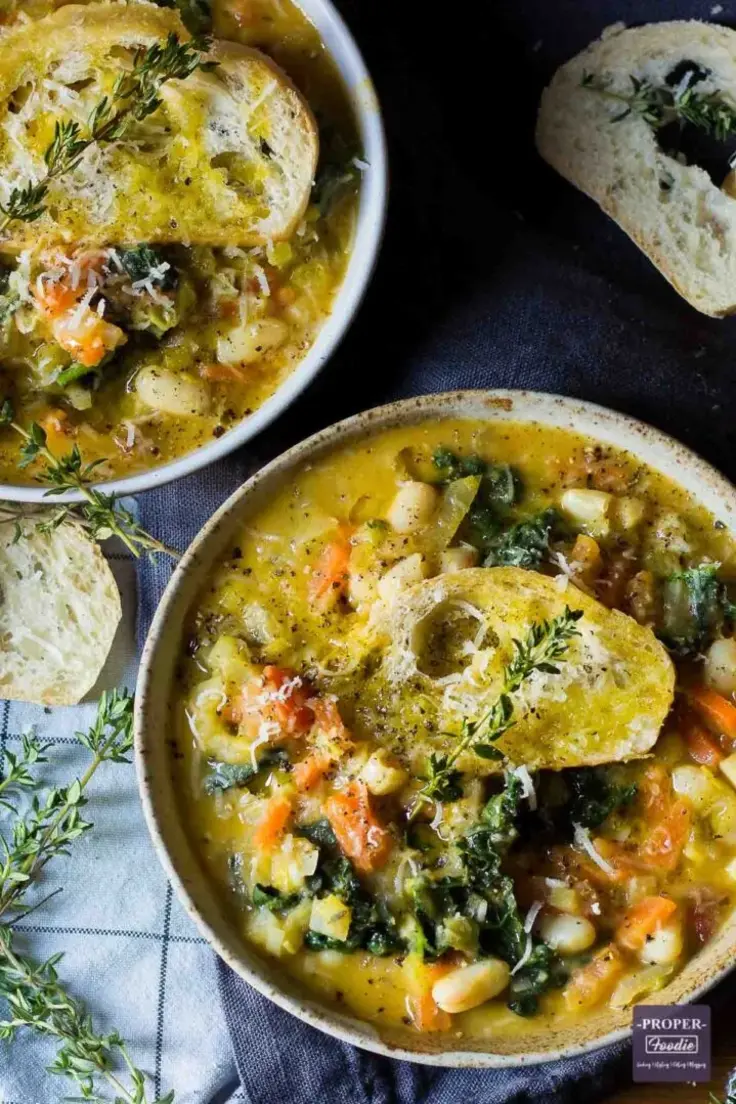 Best Fall Dinner Recipes - Tuscan Ribollita Soup Recipe by Proper Foodie
