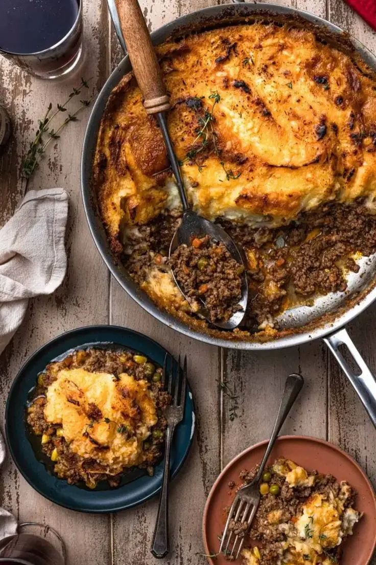 Best Fall Dinner Recipes - Shepherd’s Pie (or Cottage Pie) Recipe by Olivia’s Cuisine
