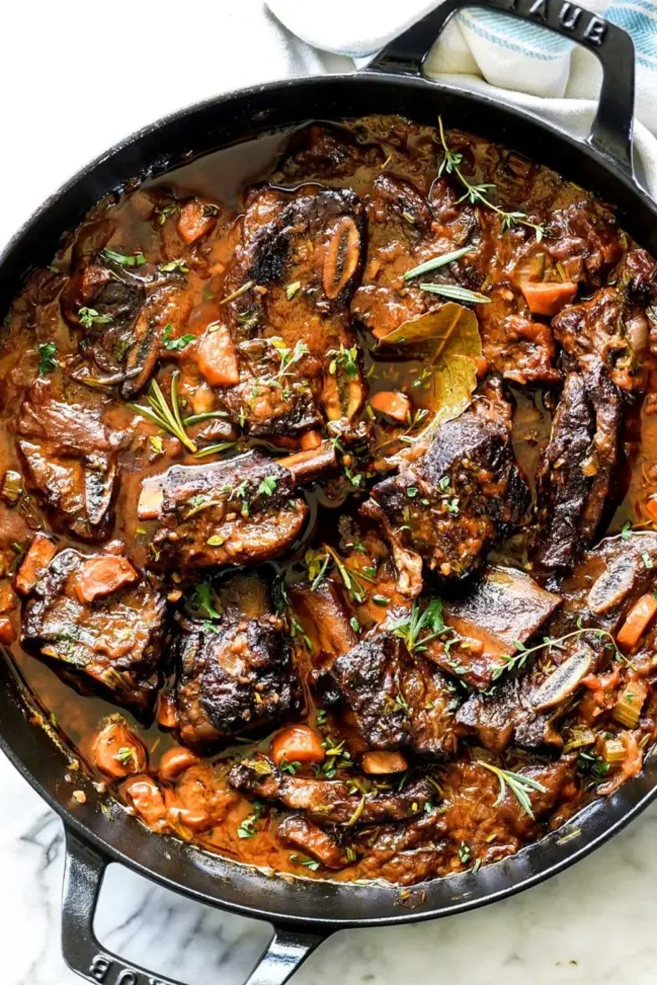 Red Wine Braised Short Ribs