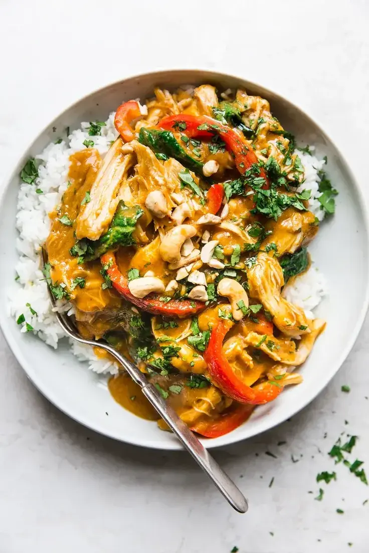 Slow Cooker Chicken Pumpkin Curry Recipe by The Modern Proper