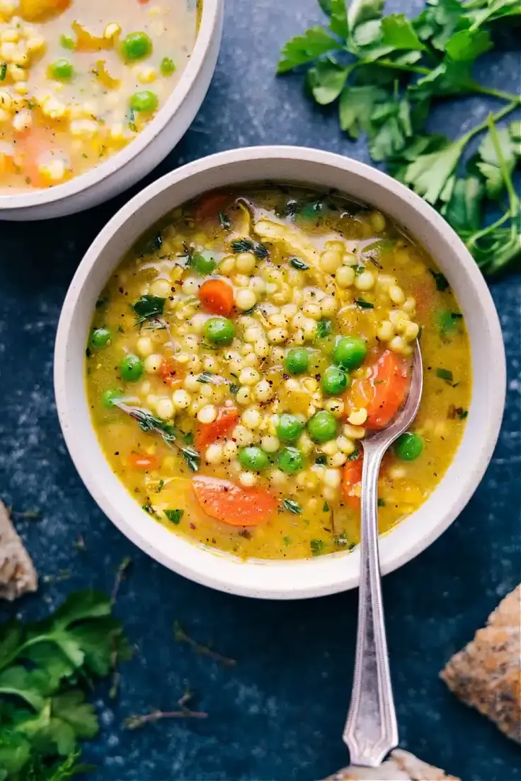 Couscous Soup (Cold-Buster!) Recipe by Chelsea’s Messy Apron
