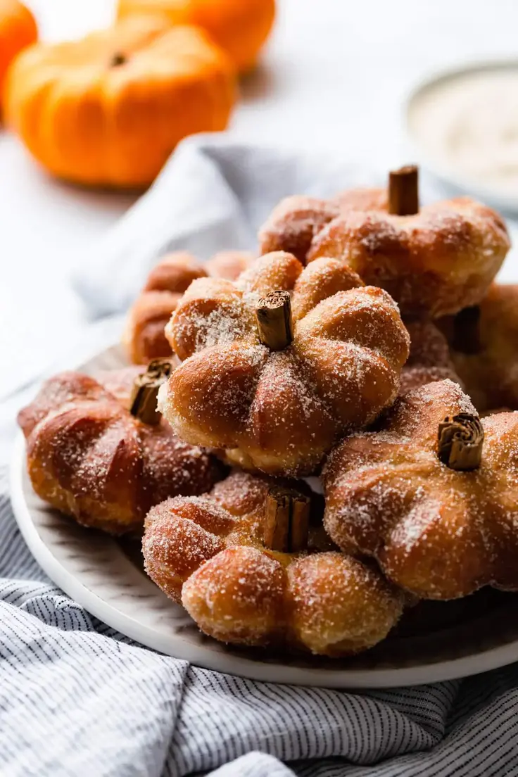 Pumpkin Spice Doughnuts Recipe by Anna Banana
