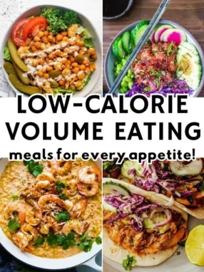 Low Calorie Volume Eating Meals Featured Image