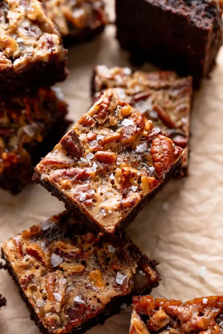 Maple Pecan Pie Brownies 