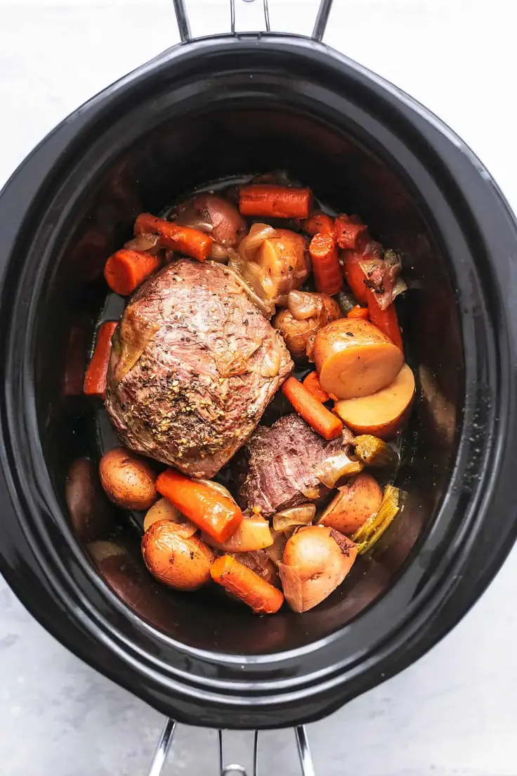 Slow Cooker Beef Roast Recipe by Le Creme De La Crumb