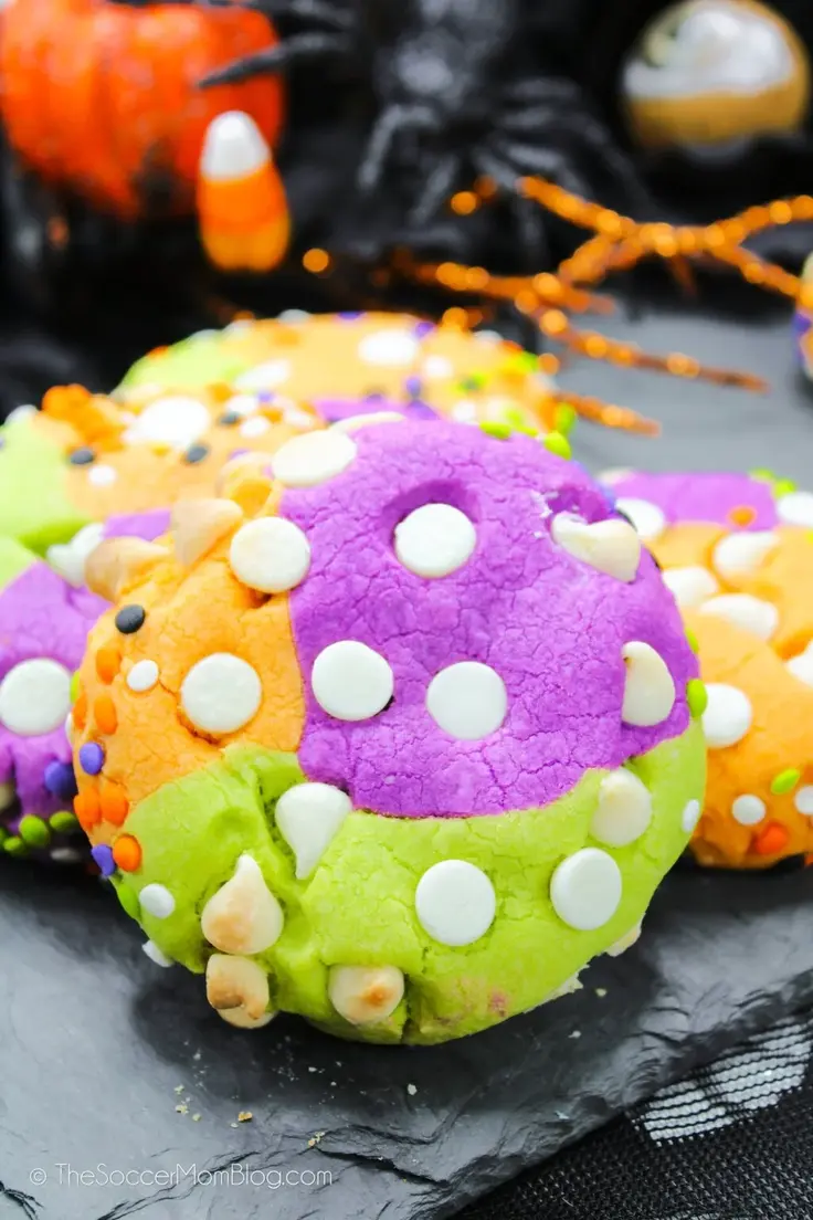 Halloween Sprinkle Cookies Recipe by The Soccer Mom Blog