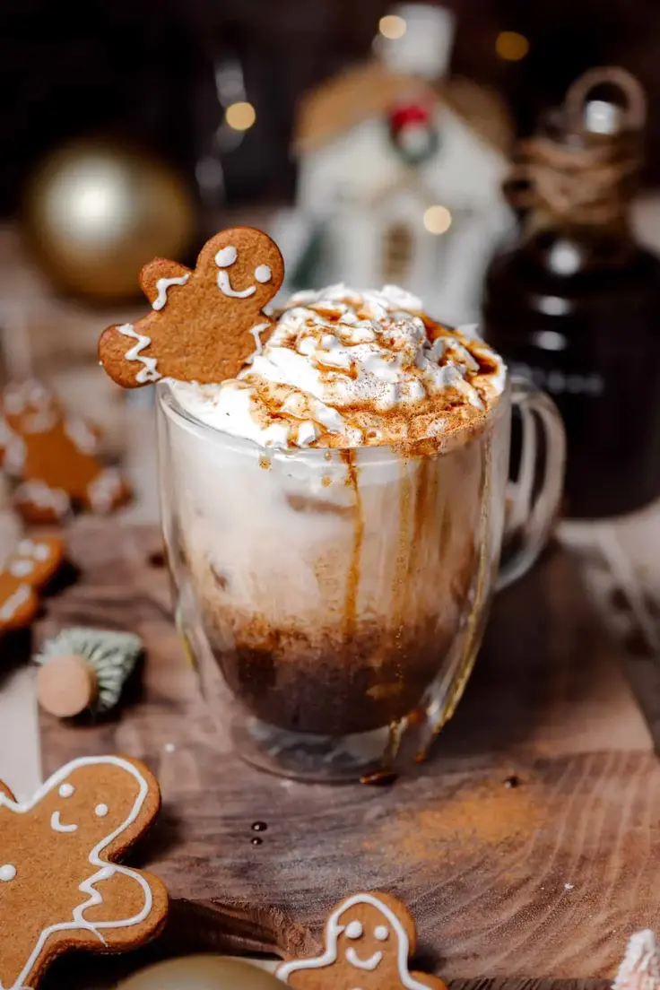 Gingerbread Oatmilk Chai Tea Latte {Starbucks Copycat} Recipe by Thank You Berry Much
