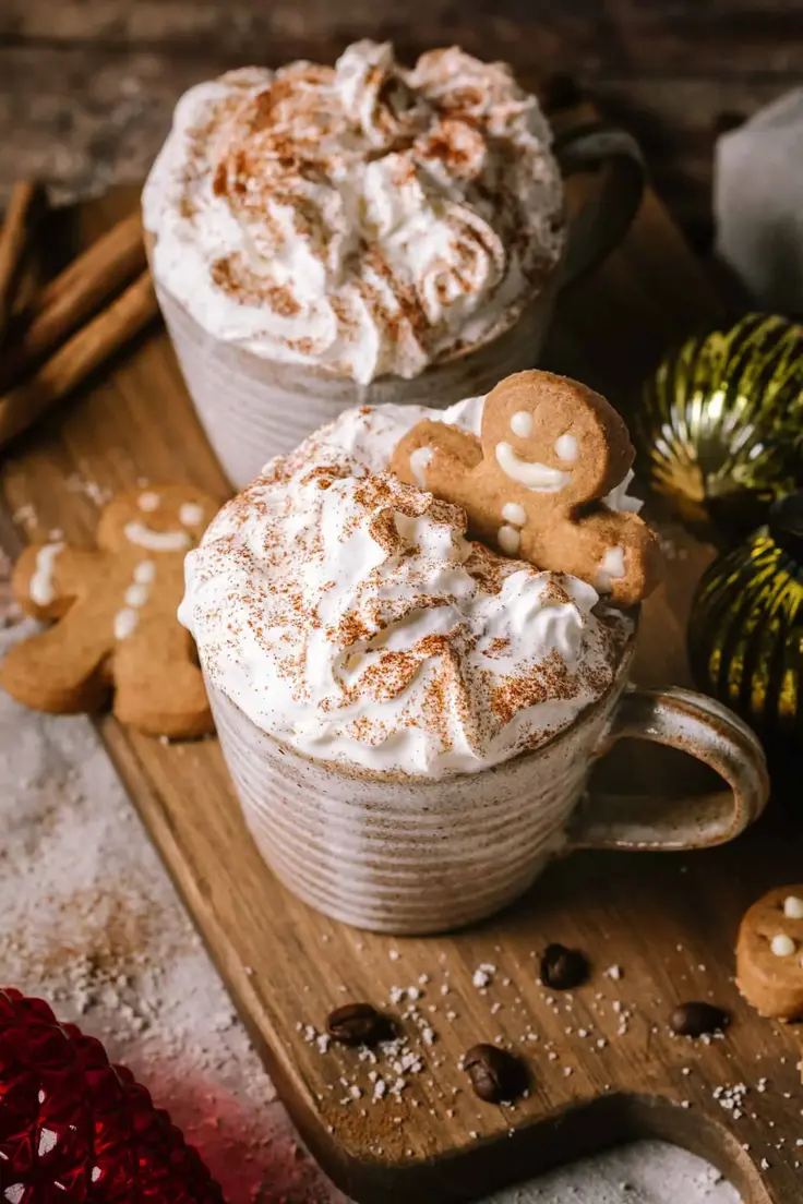 Cozy Gingerbread Latte Recipe by Kale Junkie
