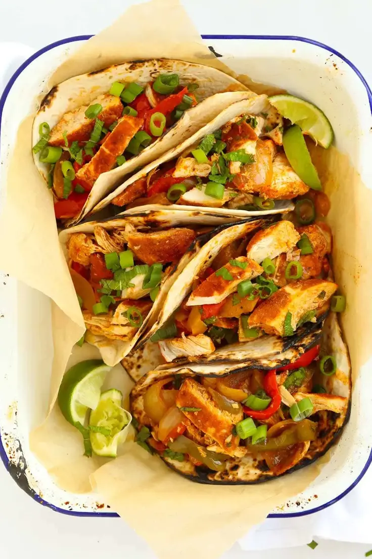 Slow Cooker Chicken Fajitas Recipe by Taming Twins
