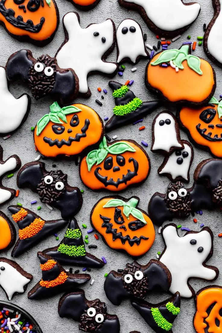 Slice and Bake Halloween Cookies Recipe By Sugar Hero
