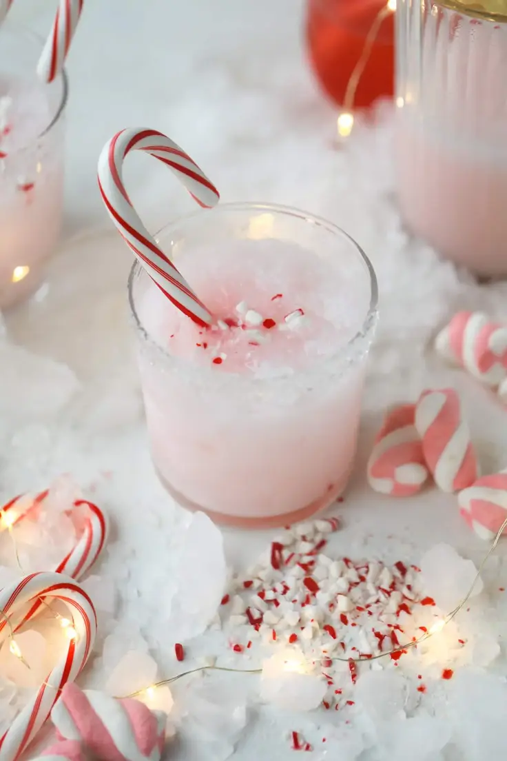 Pink Peppermint Cocktail Recipe by How Sweet Eats
