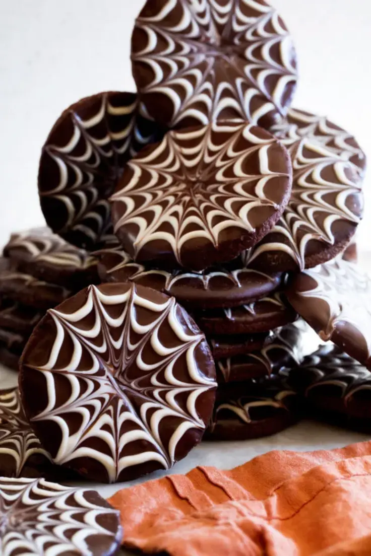 Spiderweb Halloween Cookies Recipe by Cooking Classy
