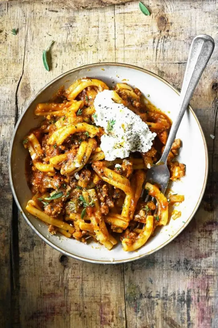 Pumpkin Beef Bolognese Recipe by Serving Dumplings
