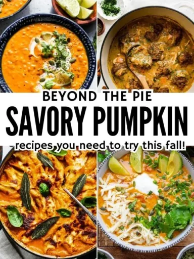 Savory Pumpkin Recipes Featured Image